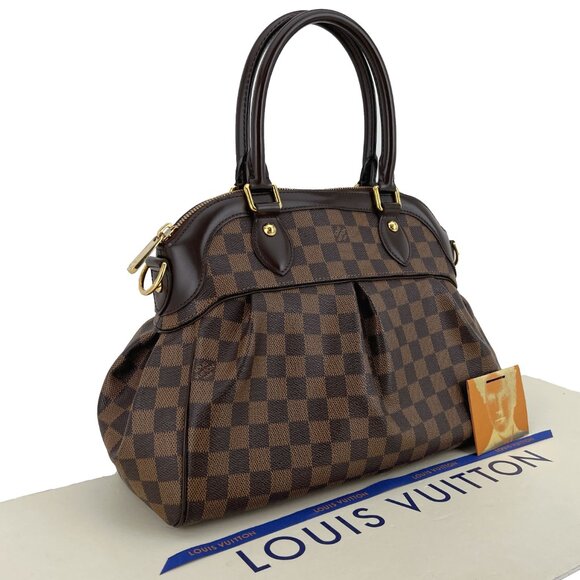 Louis Vuitton Damier Ebene Trevi PM Satchel Shoulder Handbag - Picture 5 of 13